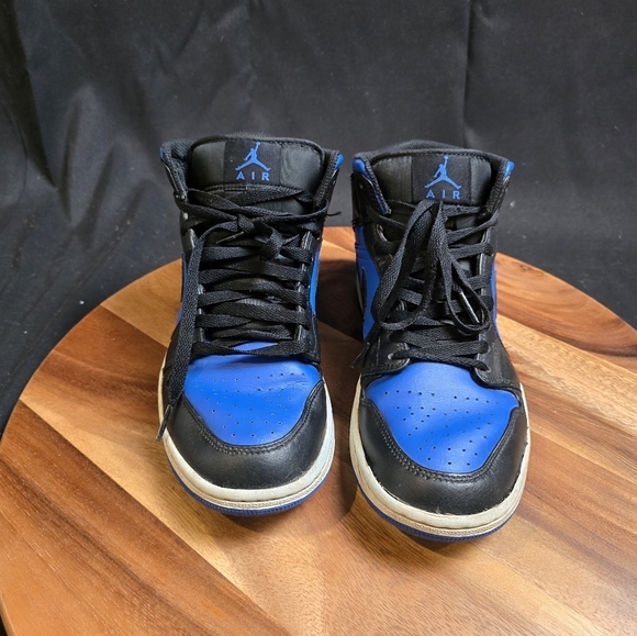 Air Jordan 1 Retro Varsity Royal Blue Black Men's Size 8.5. - Picture 2 of 7